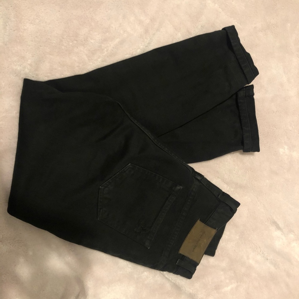 Distressed Vintage Calvin Klein black jeans